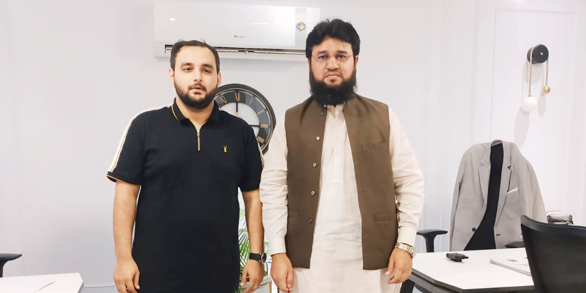 saqib minhas lilla with CEO